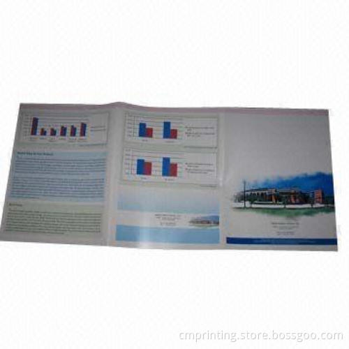 Flyer printing, full color, art paper with varnishing
